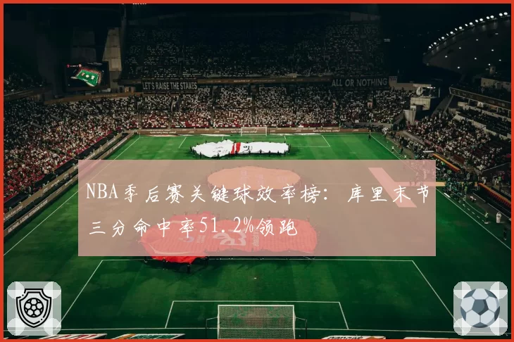 NBA季后赛关键球效率榜：库里末节三分命中率51.2%领跑